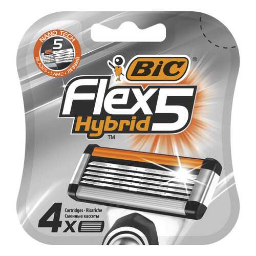 Сменные кассеты BIC Flex 5 Hybrid 4 шт в Эйвон