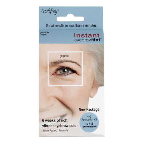 Краска для бровей Godefroy Instant Eyebrow Tint графит 4 шт в Эйвон