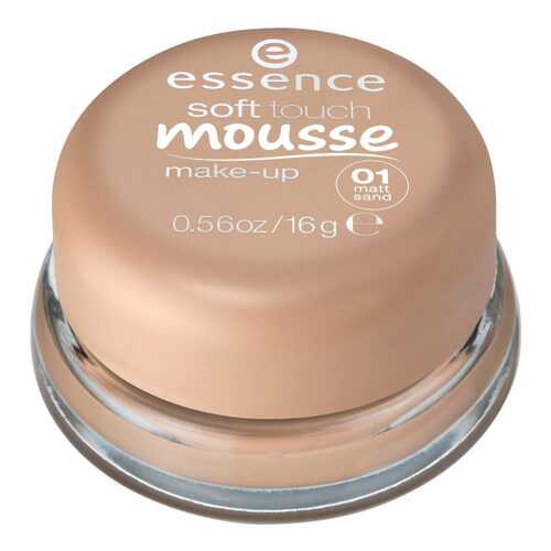 Тональный крем essence Soft Touch Mousse Make-up 01 Matt Sand 16 г в Эйвон