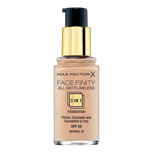 Тональный крем Max Factor Facefinity All Day Flawless 50 Natural в Эйвон