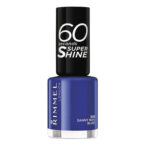 Лак для ногтей Rimmel 60 Seconds Super Shine 828 Danny Boy, Blue 8 мл в Эйвон