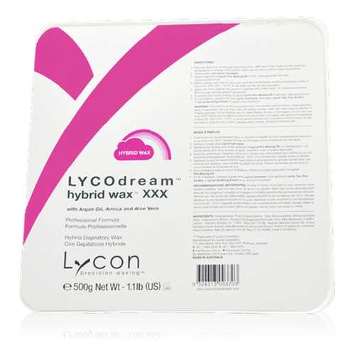 Воск Lycon LYCOdream Hybrid Hot Wax Гибридный Горячий Всех Типов Кожи и Волос, 500г в Эйвон