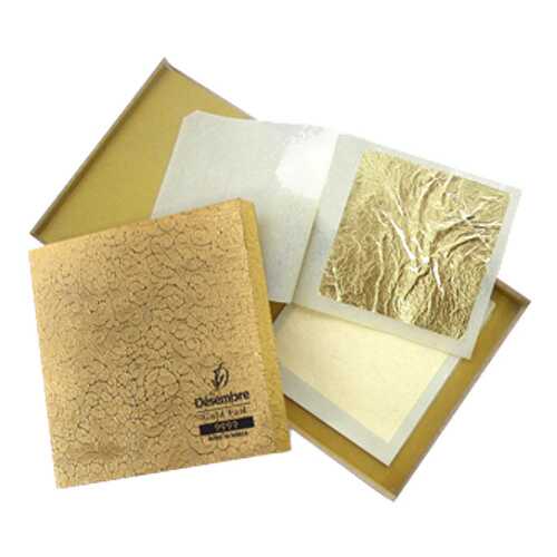 Листы золотой фольги 24К Desembre 24K Gold Foil 50pcs 50 шт в Эйвон