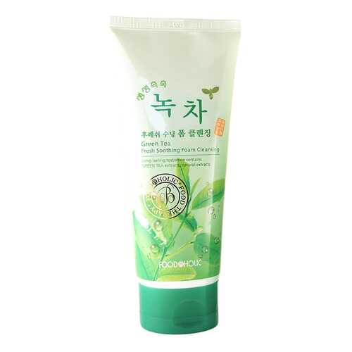 Очищающая пенка FoodaHolic Green Tea Fresh Soothing Foam Cleansing 180 мл в Эйвон