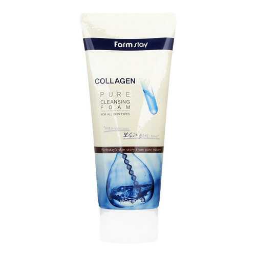 Пенка для умывания FarmStay Collagen Pure Cleansing 180 мл в Эйвон