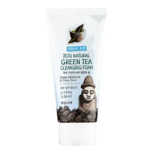 Пенка для умывания Welcos Jeju Natural Green Tea Cleansing Foam 120 г в Эйвон