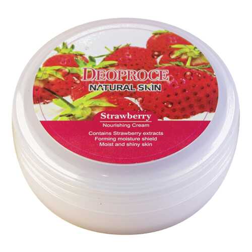 Крем для лица Deoproce Strawberry Natural Skin Nourishing Cream 100 г в Эйвон