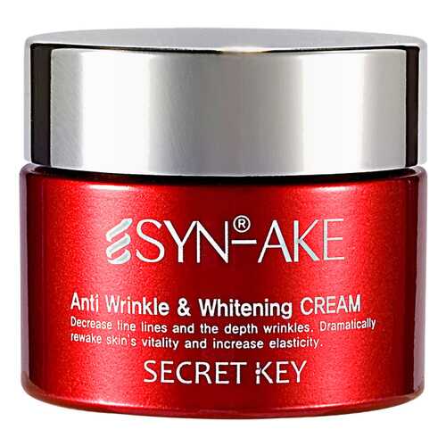 Крем для лица Secret Key Syn-Ake Anti Wrinkle & Whitening Cream 50 г в Эйвон