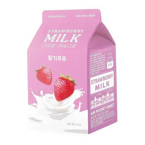 Маска для лица Apieu Strawberry Milk One-Pack 21 г в Эйвон