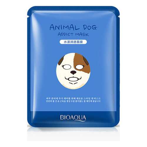 Маска для лица Bioaqua Animal Face Addict Dog 30 г в Эйвон