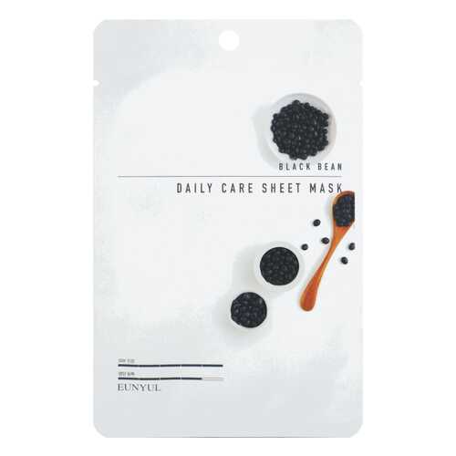 Маска для лица Eunyul Black Bean Daily Care Sheet Mask 22 мл в Эйвон