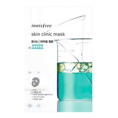 Маска для лица Innisfree Its Real Squeeze Mask - BHA 20 г в Эйвон