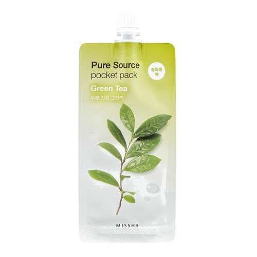 Маска для лица Missha Pure Source Pocket Pack - Green Tea 10 мл в Эйвон