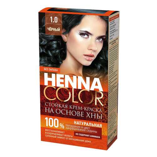 Краска для волос Фитокосметик Henna Color 1.0 Черный 115 мл в Эйвон