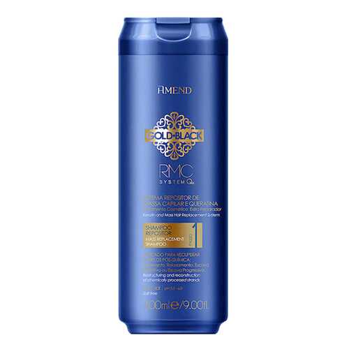 Шампунь Amend Capillary Mass and Keratin Repositioning Shampoo Gold Black RMC System Q+ в Эйвон